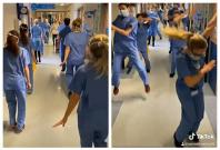 Nurses TikTok Dance At Coronavirus Hospital Ward Nurses TikTok Dance At Coronavirus Hospital Ward