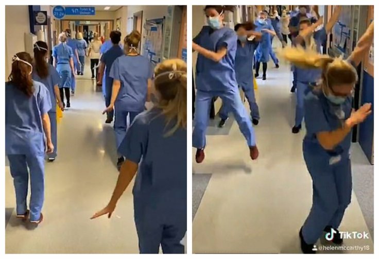 Nurses TikTok Dance At Coronavirus Hospital Ward Nurses TikTok Dance At Coronavirus Hospital Ward