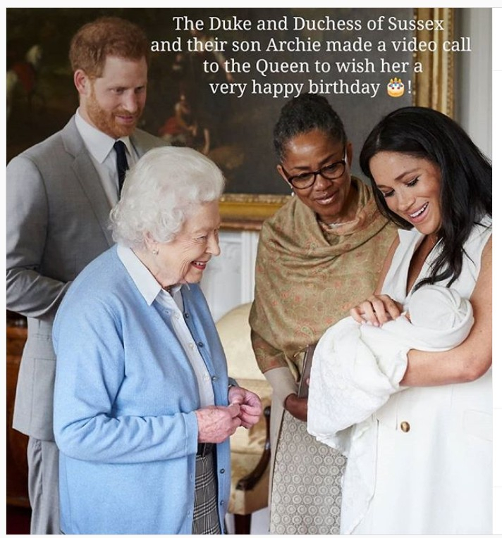 Queen Elizabeth Meghan Markle Prince Harry Archie