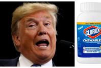 Trump's comments on using bleach to cure Coronavirus 
