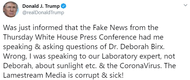 Donald Trump's Tweet Donald Trump's Tweet