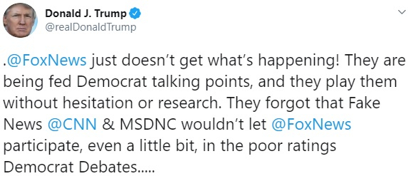 Donald Trump's Tweet Donald Trump's Tweet