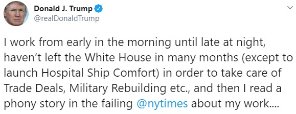 Donald Trump's Tweet Donald Trump's Tweet