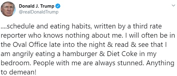 Donald Trump's Tweet Donald Trump's Tweet