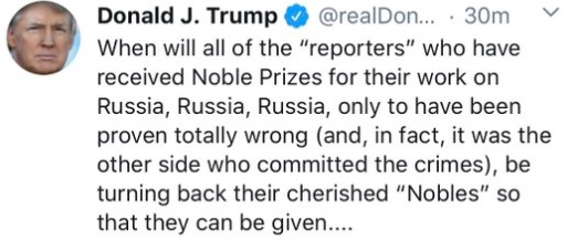Donald Trump's Tweet Donald Trump's Tweet