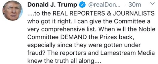 Donald Trump's Tweet Donald Trump's Tweet