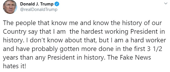 Donald Trump's Tweet Donald Trump's Tweet