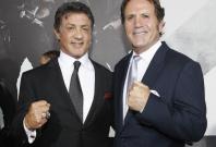 Sylvester Stallone and  Frank Stallone.