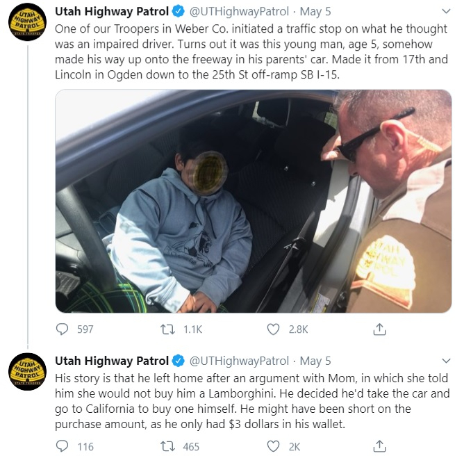 Utah Patrol Highway tweet Utah Patrol Highway tweet