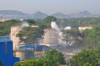 Gas leak in Vizag, Andhra Pradesh, India. 