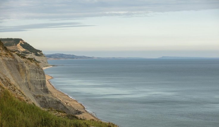 Coastline near Charmouth in Dorset