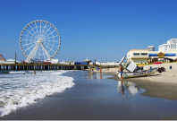 Beach in Atlantic City Beach in Atlantic City