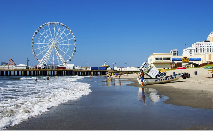 Beach in Atlantic City Beach in Atlantic City