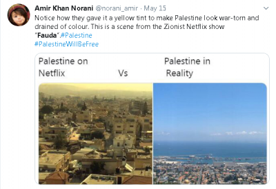 Fauda tweets