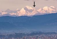 Mount Everest is now visible from Kathmandu valley Mount Everest is now visible from Kathmandu valley