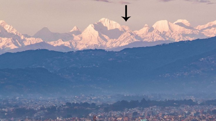 Mount Everest is now visible from Kathmandu valley