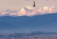 Mount Everest is now visible from Kathmandu valley