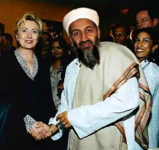 Osama Bin Laden with Hillary Clinton Osama Bin Laden with Hillary Clinton