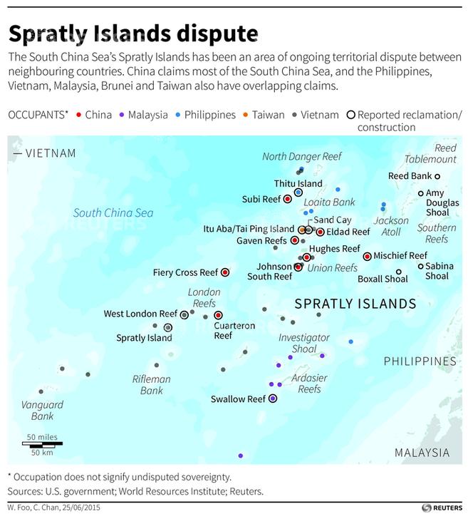 China 'takes over' Philippine-controlled atoll in South China Sea