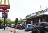 Dozens of cars spotted at McDonald's drive-through Dozens of cars spotted at McDonald's drive-through
