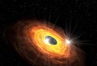 Artist's Impression of the Gaseous Disk around the Supermassive Black Hole 