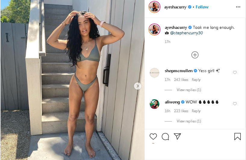 Steph Curry shares stunning nude photos of 'Valentine' Ayesha and...