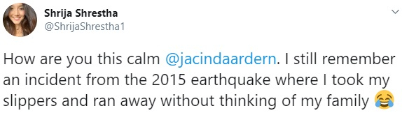 Jacinda Ardern earthquake