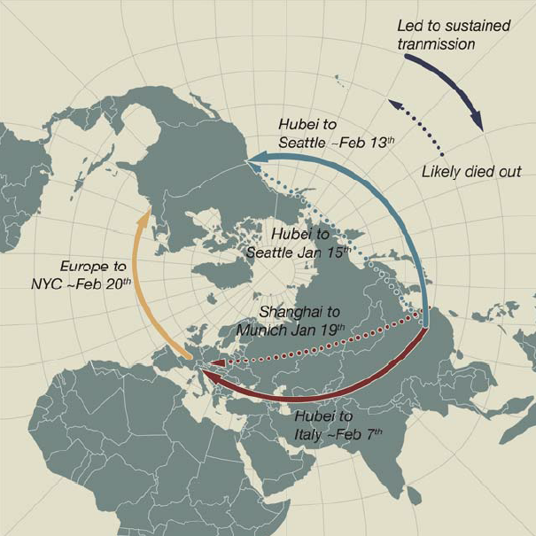 coronavirus Europe and US