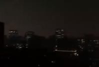 Beijing sky turned dark