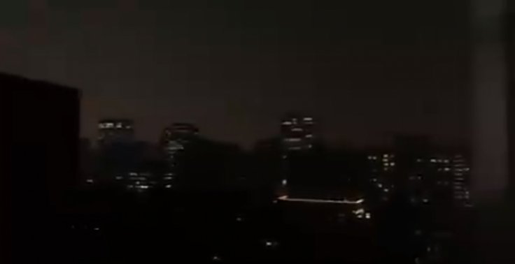 Beijing sky turned dark