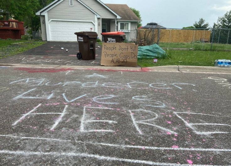 Minneapolis cop protest