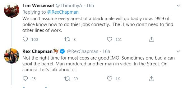 Rex Chapman tweet Rex Chapman tweet