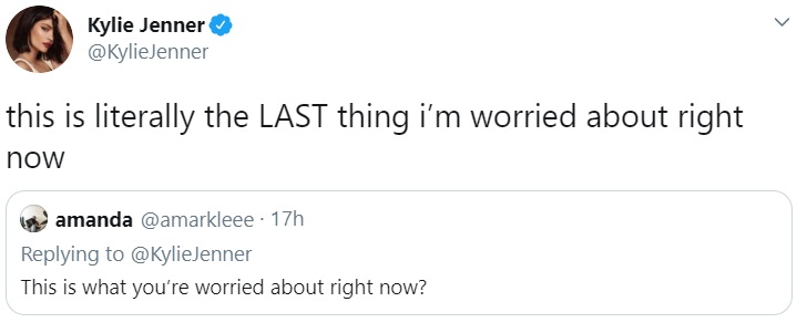 Kylie Jenner tweet Kylie Jenner tweet