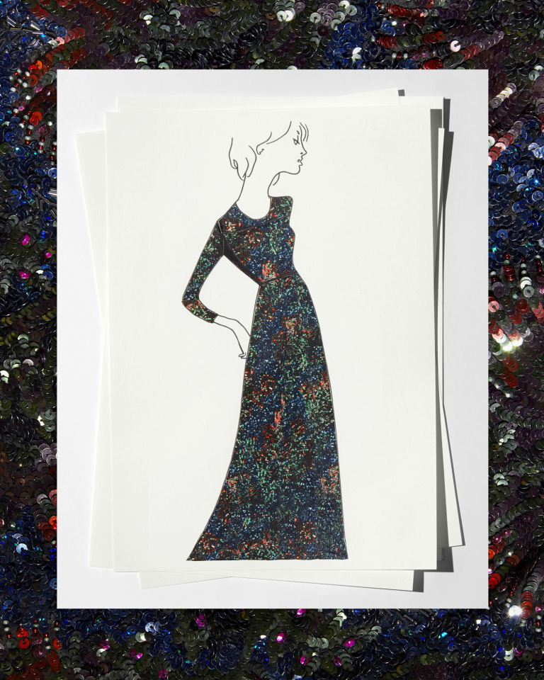Adele Dress Sketch