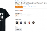 I can't breathe t shirt