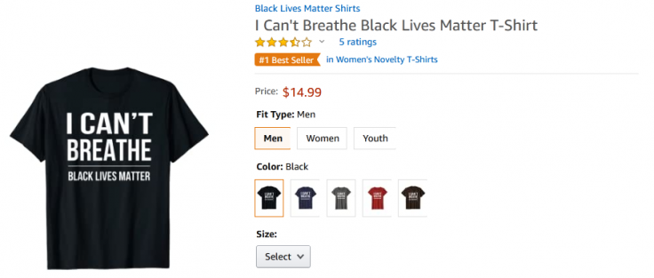 I can't breathe t shirt