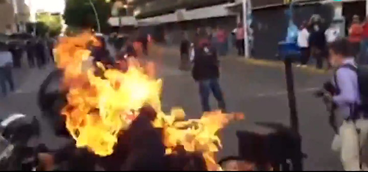 Fire porn in Guadalajara