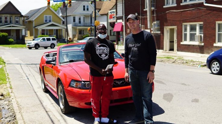 Antonio Gwynn Jr. got his car