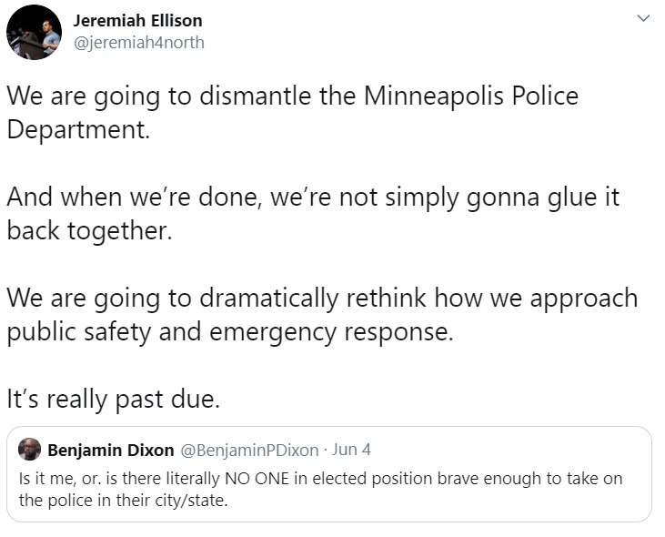 Jeremiah Ellison tweet