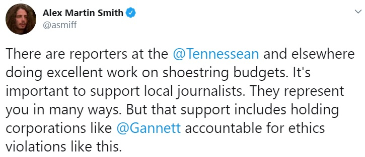 Tennessean ad outrage