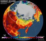 Arctic Circle Temperature