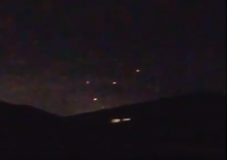 Mysterious lights over Houston