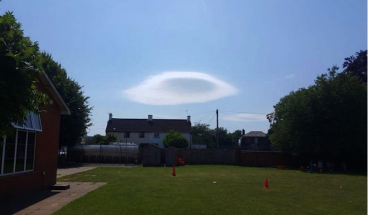 cloud UFO cloud UFO