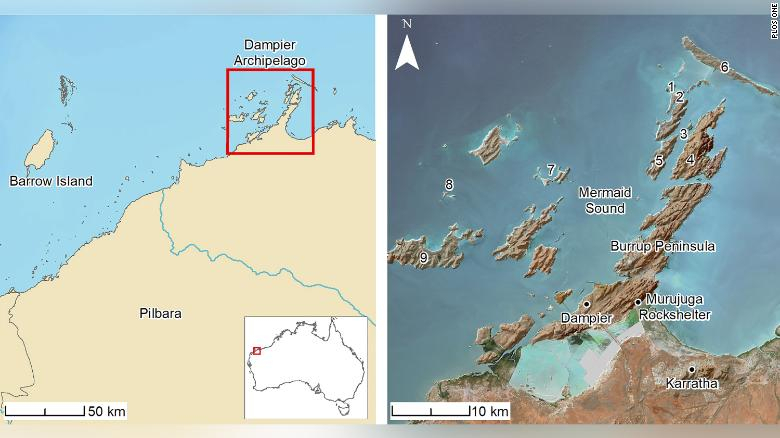 Location maps of the study area and sites referenced in text