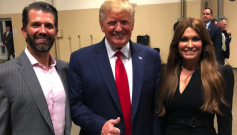 Kimberly Guilfoyle with the Trumps