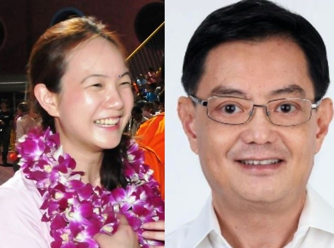 Nicole Seah and Heng Swee Keat Nicole Seah and Heng Swee Keat