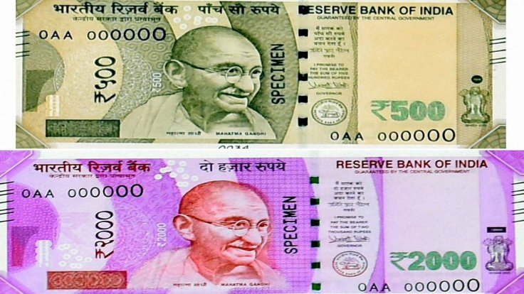 New Indian currency - Denominations of Rs. 500 and Rs. 1000