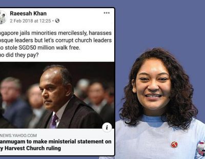 Raeesah Khans comments Raeesah Khans comments