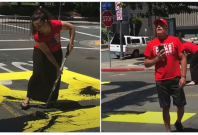 Paint Roller Karen and her husband Paint Roller Karen and her husband