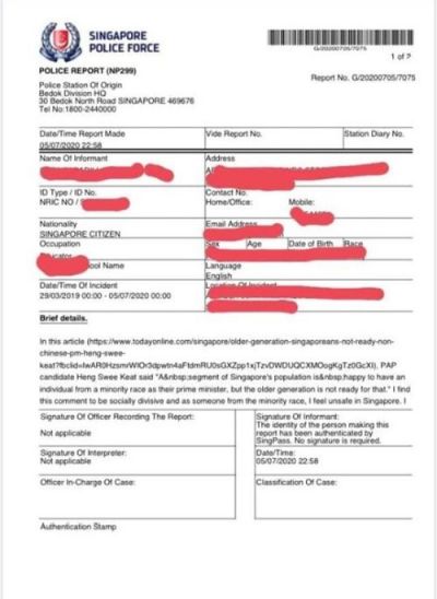 Police complaint against Heng Swee Keat Police complaint against Heng Swee Keat